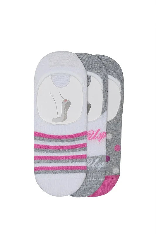 Подследники женские, 3 пары - A082SZ013P03ANGE-IY22 Носки жен. (VR086)