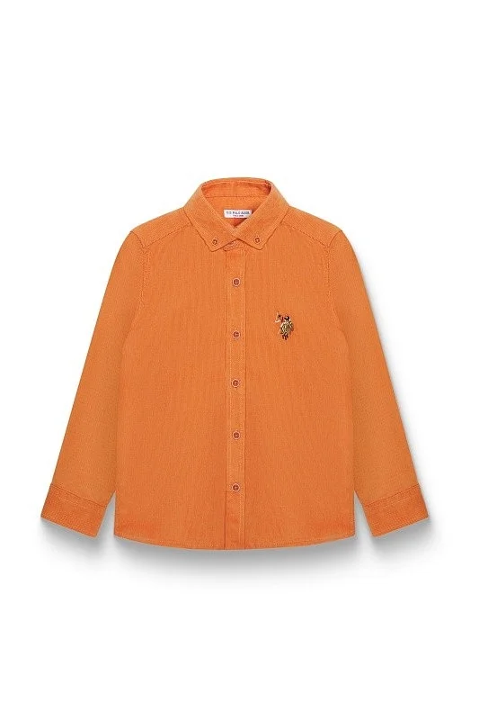 Рубашка вельветовая прямая для мальчиков - G083SZ0040DORSTENKIDS022K Сорочка муж. детс. (VR031, 6_7)