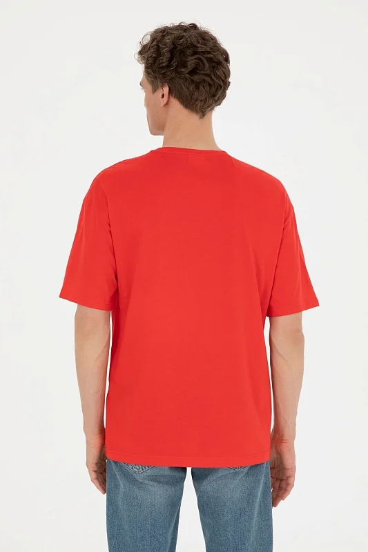 Футболка из хлопка с надписью - G081SZ0110CUBA Футболка муж. (VR030, XL)
