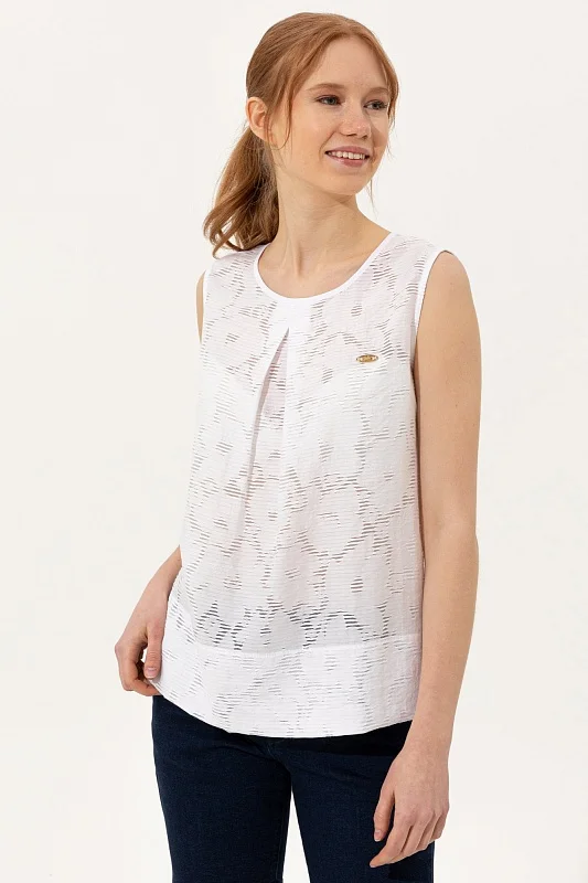 Топ с цветочным узором - G082SZ0040SEYRA Сорочка жен. (VR013, 40)
