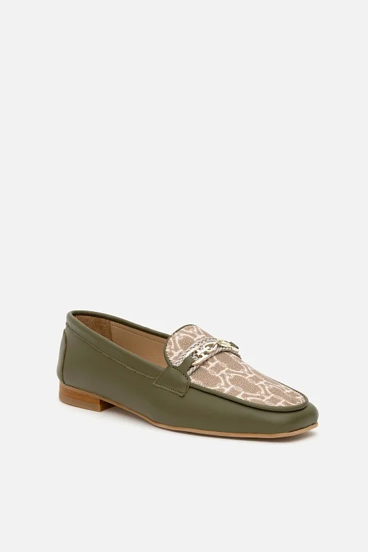 Лоферы комбинированные - S082SZ0330Y24TRAKA Обувь жен. (VR092, 37)