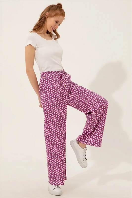 Брюки на кулиске широкие - G082SZ0780DORSI Брюки жен. (VR037, 42)