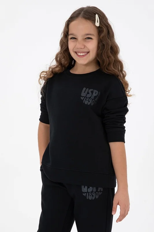 Свитшот хлопковый для девочек - G084SZ0820PU_8208 Толстовка жен. детс. (VR046, 9_10)