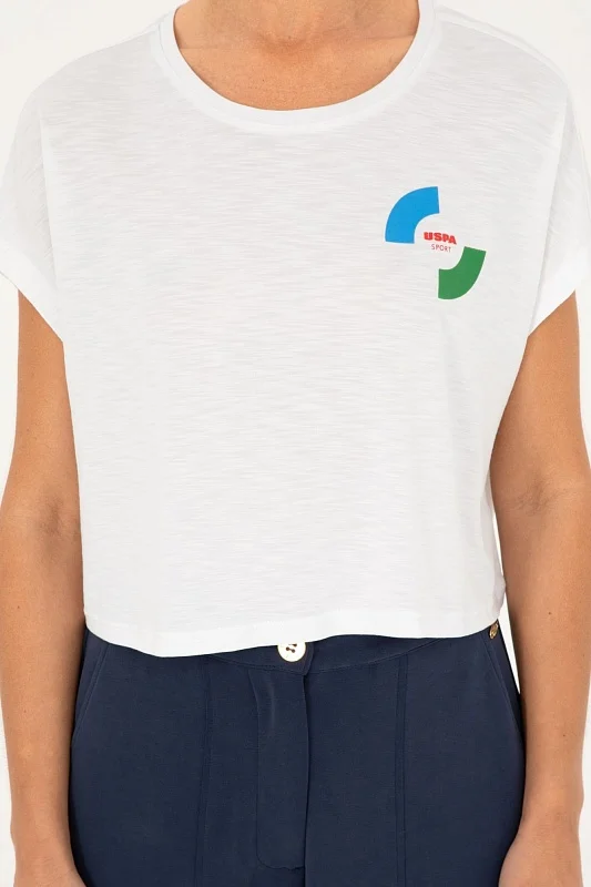 Футболка из модала укороченная - G082SZ0110PROP_S Футболка жен. (VR013, XL)