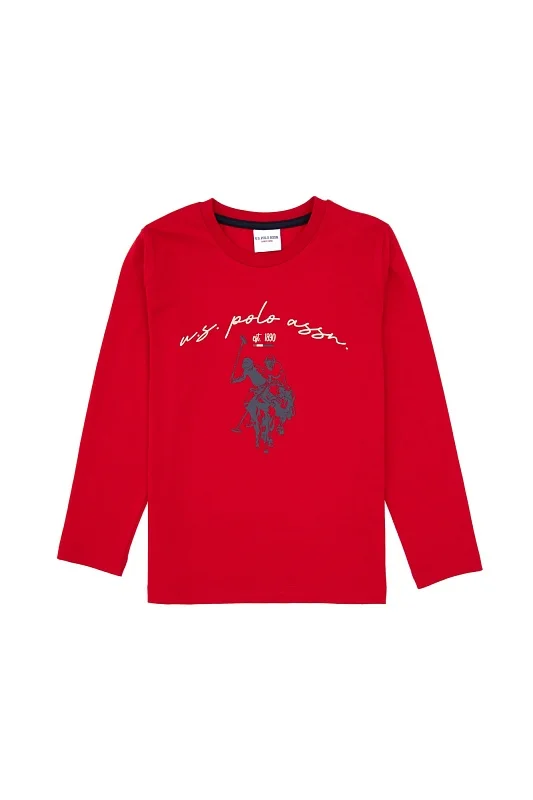 Свитшот и спортивные брюки из хлопка для мальчиков - G083SZ0HF0US2233 Костюм дом. муж. детс. (VR030, 7_8)