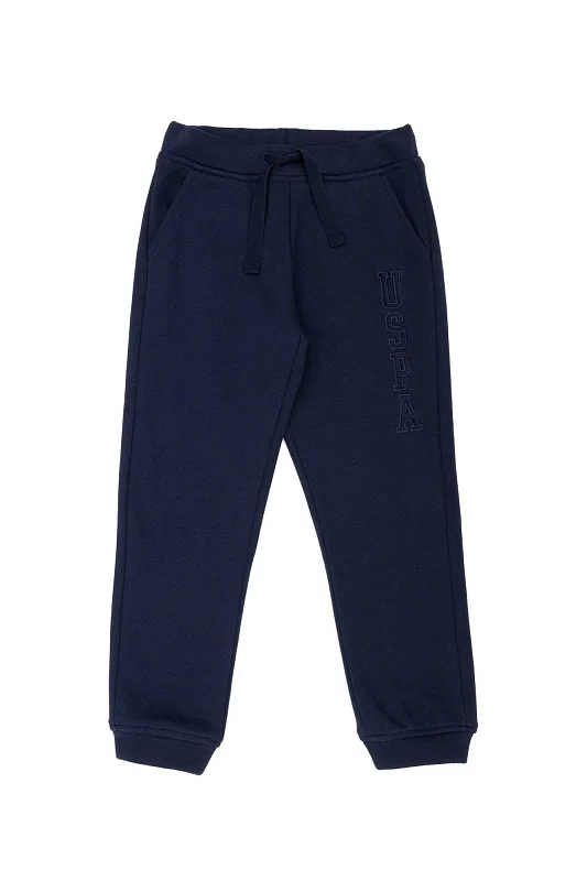 Спортивные брюки с вышивкой для девочек - G084SZ0OP0RT01-SK023 Брюки спорт. жен. детс. (VR033, 4_5)