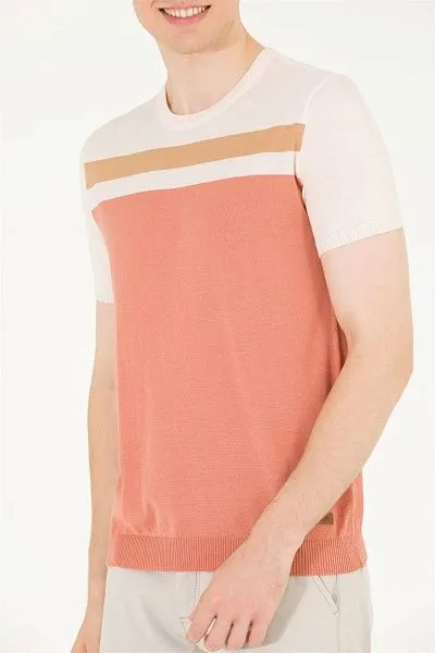 Футболка трикотажная из смесовой вискозы - G081SZ0TK0RABERT-IY23 Кофта муж. (VR042, S)