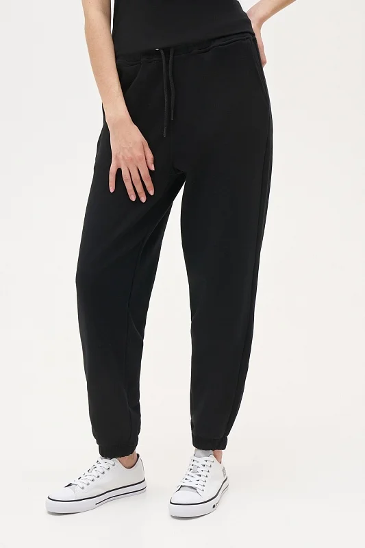 Спортивные брюки из хлопка - G082SZ0OP0ART_FERTO_IY25 Брюки спорт. жен. (VR046, XL)