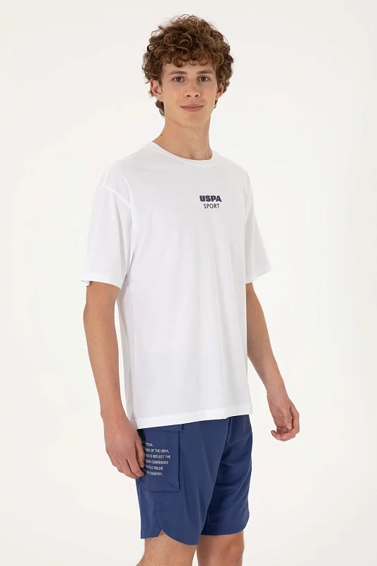 Футболка из хлопка с логотипом - G081SZ0110S_PURRY Футболка муж. (VR013, S)