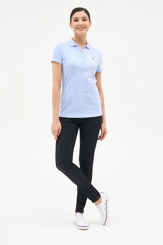 Футболка-поло из хлопка - G082SZ0110TP0123-CLR Футболка жен. (VR036, 2XS)
