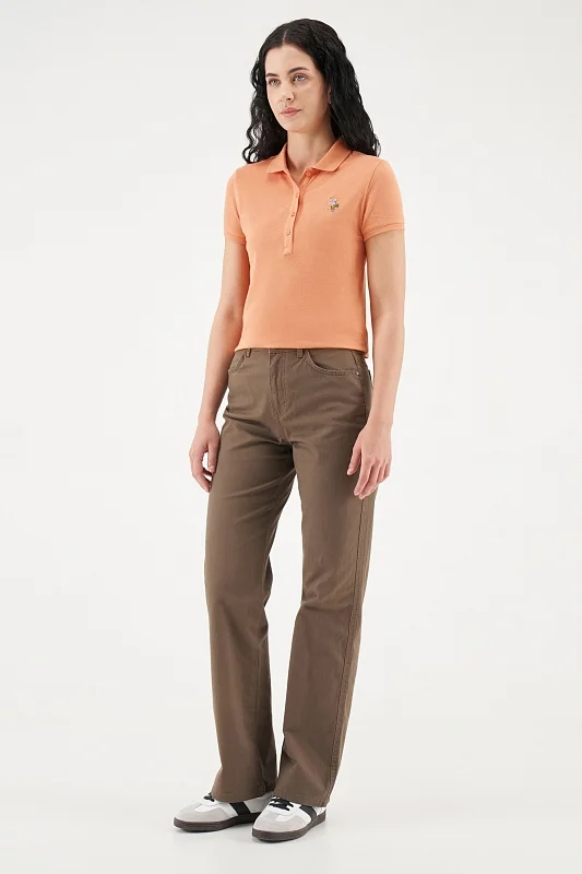 Футболка-поло из хлопка - G082SZ0110TP0124-CLR Футболка жен. (VR047, XL)