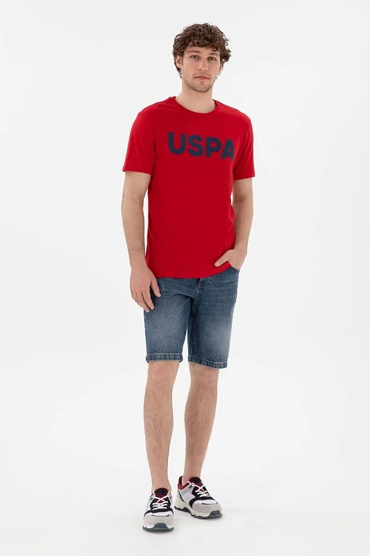 Футболка из хлопка с надписью - G081SZ0110GEARTIY025 Футболка муж. (VR030, XL)