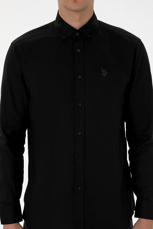 Рубашка из хлопка прямая - G081SZ0040CEDROREG025K Сорочка муж. (VR046, 2XS)