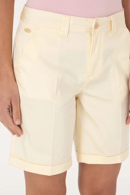 Шорты из хлопка с отворотами - G082SZ0310CLEA25Y Бермуды жен. (VR035, 36)