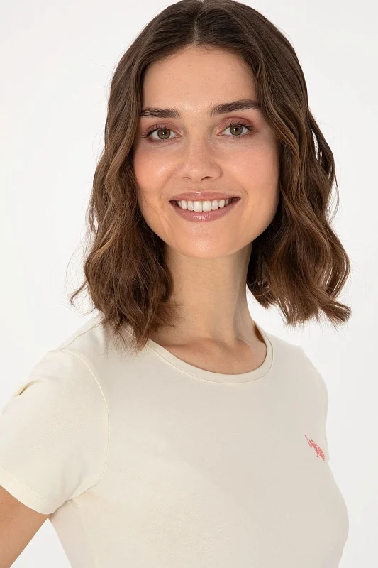 Футболка из хлопка с логотипом - G082SZ0110TO25 Футболка жен. (VR071, S)