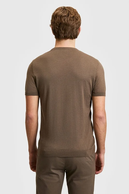 Футболка из смесовой вискозы с логотипом - G081SZ0TK0FORLA_IY25 Кофта муж. (VR052, L)