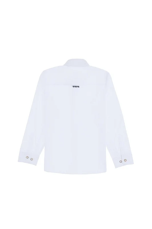 Рубашка из хлопка прямая для мальчиков - G083SZ0040CEDCOLORKIDS25Y_P Сорочка муж. детс. (VR013, 3_4)