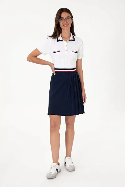 Юбка мини трикотажная в складку - G082SZ0TL0BRENDA_ETK Юбка жен. (VR033, XS)