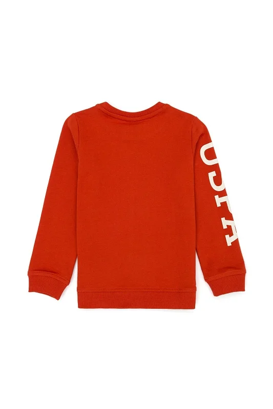 Свитшот с надписью на рукаве для мальчиков - G083SZ0820ONIGIRI-E Толстовка муж. детс. (VR031, 10_11)