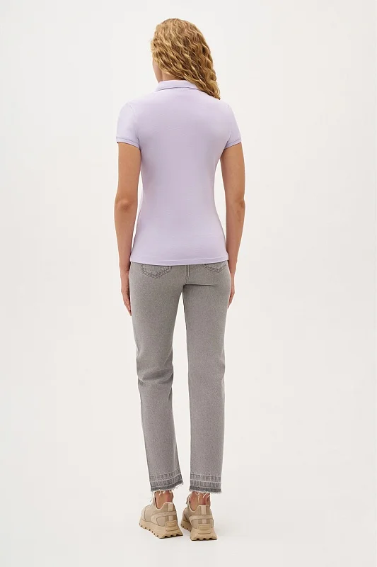 Футболка-поло из хлопка - G082SZ0110TP0122-CLR Футболка жен. (VR034, XS)