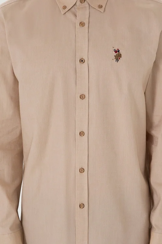 Рубашка из хлопка прямая - G081SZ0040CEDCOLORREG025Y Сорочка муж. (VR015, M)
