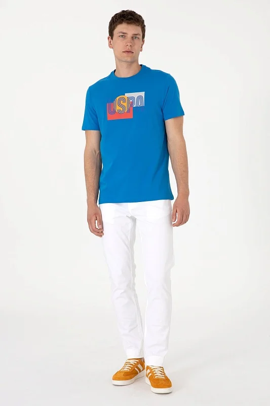 Футболка из хлопка с надписью - G081SZ0110PAMEL Футболка муж. (VR077, L)