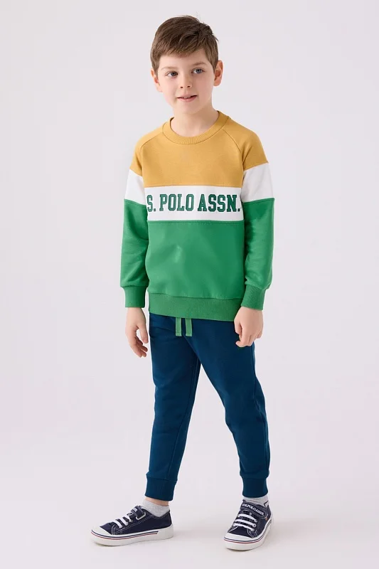 Свитшот и спортивные брюки для мальчиков - G083SZ0HF0US1932 Костюм дом. муж. детс. (VR054, 9_10)