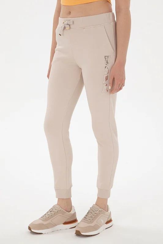 Спортивные брюки на манжетах зауженные - G082SZ0OP0PT0125 Брюки спорт. жен. (VR049, S)