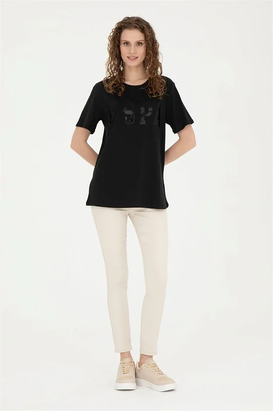 Футболка из хлопка с принтом свободная - G082SZ0110SEANIY24 Футболка жен. (VR046, XS)