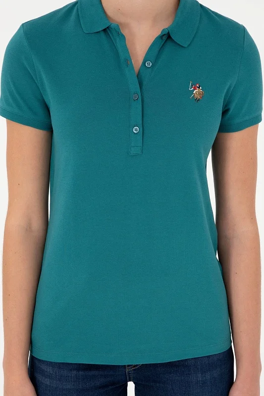 Футболка-поло из хлопка - G082SZ0110TP0124-CLR Футболка жен. (VR101, S)