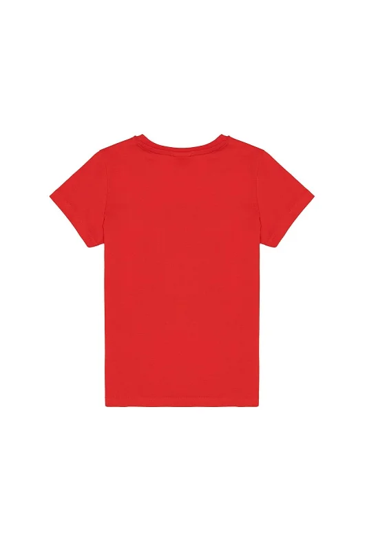 Футболка с надписью для мальчиков - G083SZ0110ANDKIDS Футболка муж. детс. (VR030, 3_4)