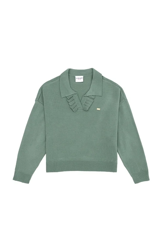 Джемпер с отложным воротником - G084SZ0TK0NUNTE Кофта жен. детс. (VR090, 5_6)