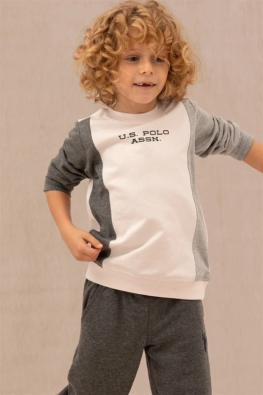 Свитшот с принтом для мальчиков - G083SZ0820SOLOMKIDS-E Толстовка муж. детс. (VR049, 8_9)