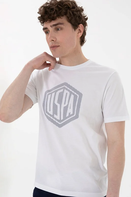 Футболка из хлопка с надписью - G081SZ0110GASTON Футболка муж. (VR013, M)