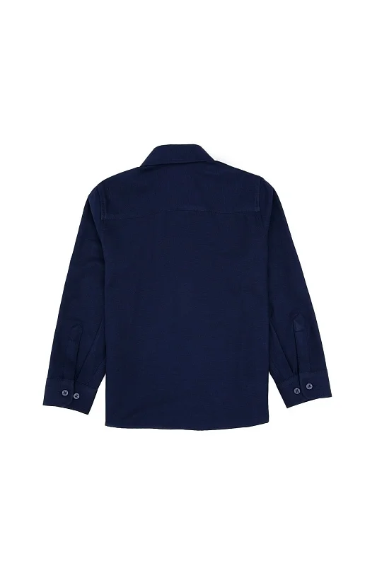 Рубашкаиз смесового хлопка для мальчиков - G083SZ0040E_METOKIDS25K Сорочка муж. детс. (VR033, 9_10)