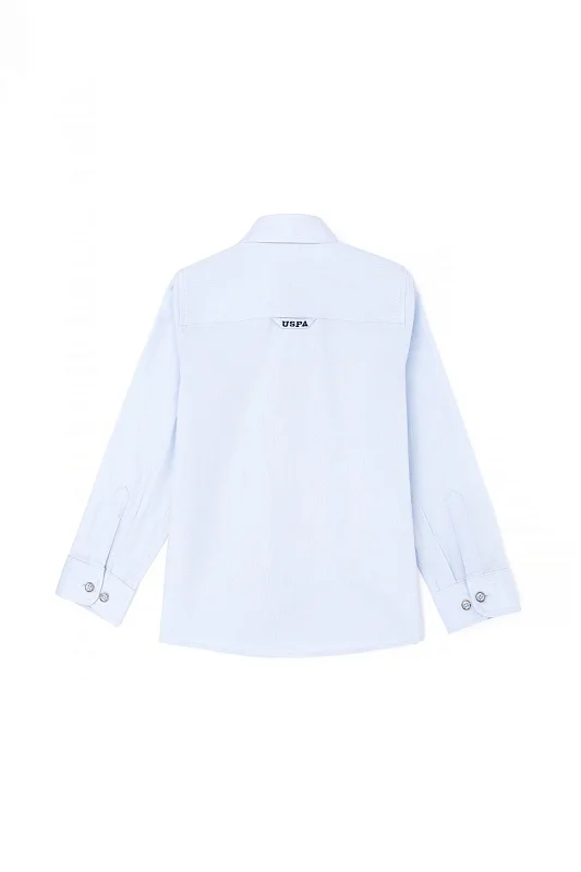 Рубашка из хлопка прямая для мальчиков - G083SZ0040CEDCOLORKIDS024Y Сорочка муж. детс. (VR003, 5_6)