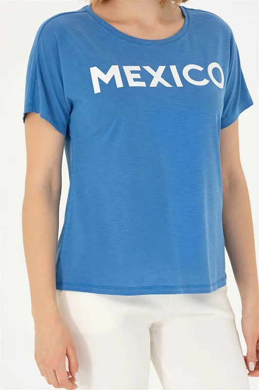 Футболка из модала с принтом - G082SZ0110MEXI-S Футболка жен. (VR045, XS)