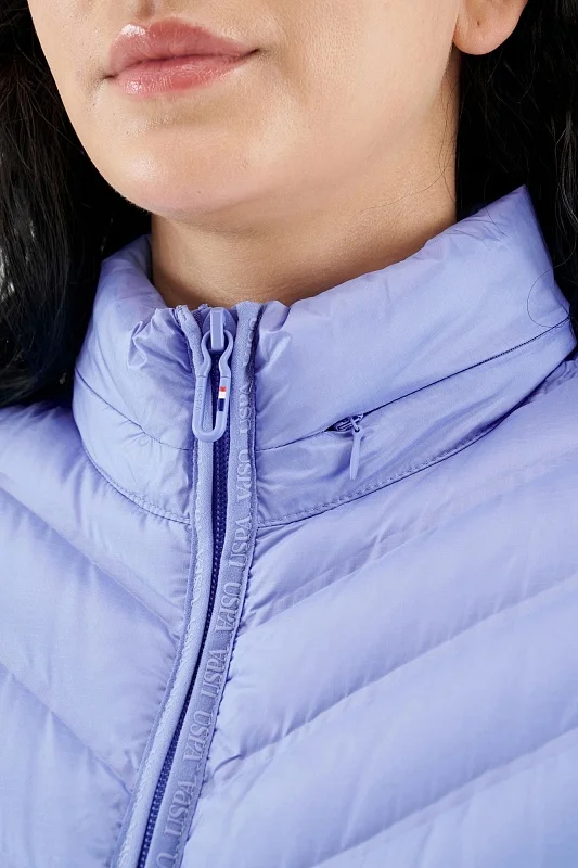 Куртка стеганая со скрытым капюшоном - G082SZ0MS0BRACE26Y Куртка жен. (VR245, 34)