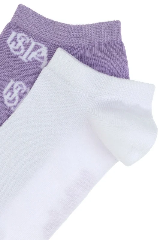 Носки хлопковые короткие, 2 пары - A082SZ013P02YELP Носки жен. (VR034)