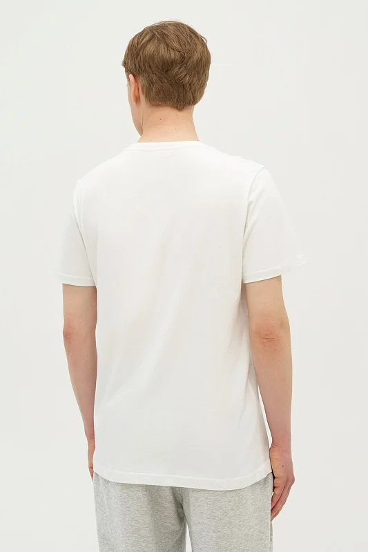 Футболка из хлопка с надписью - G081SZ0110PALI Футболка муж. (VR013, S)