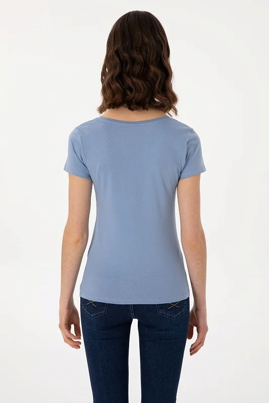 Футболка из хлопка с логотипом - G082SZ0110TO25 Футболка жен. (VR036, S)