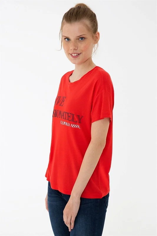 Футболка из хлопка с надписью - G082SZ0110DEPTON Футболка жен. (VR097, XS)