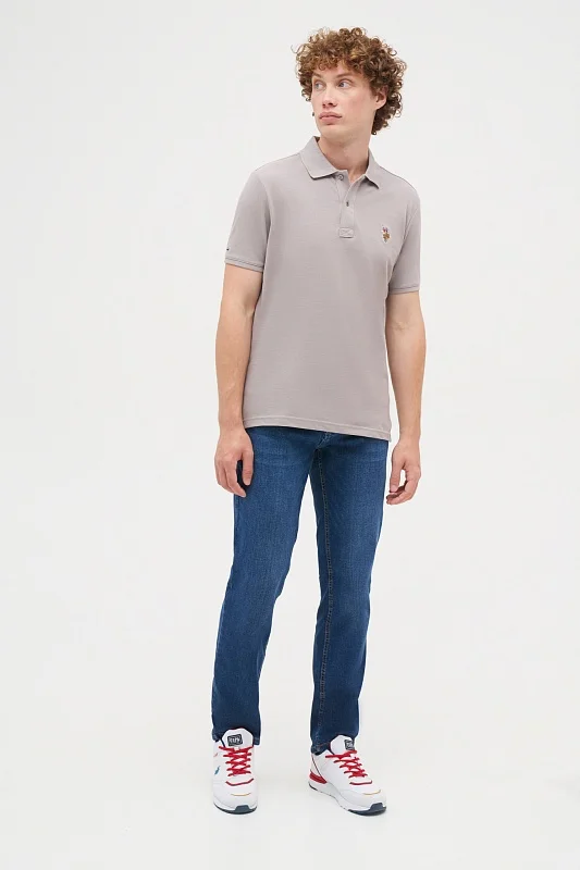 Футболка-поло из хлопка - G081SZ0110TP10IY024 Футболка муж. (VR080, XS)