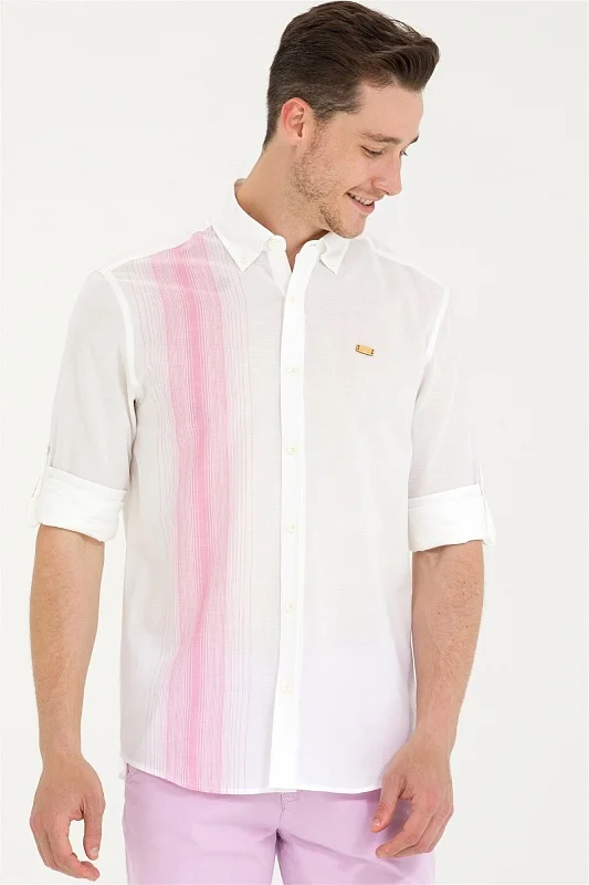 Рубашка из хлопка с принтом свободная - G081SZ0040ORADOS Сорочка муж. (VR041, 2XL)