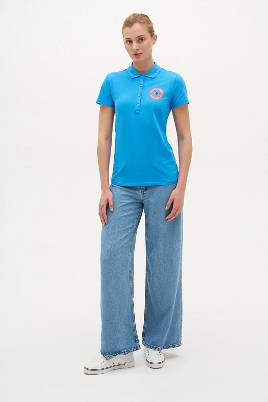 Футболка-поло из хлопка - G082SZ0110R-MUPTI Футболка жен. (VR045, XS)
