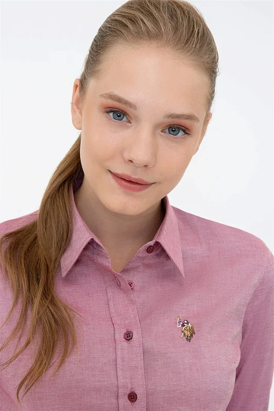 Рубашка из хлопка приталенная - G082SZ0040CRISCOLOR021K Сорочка жен. (VR014, 34)