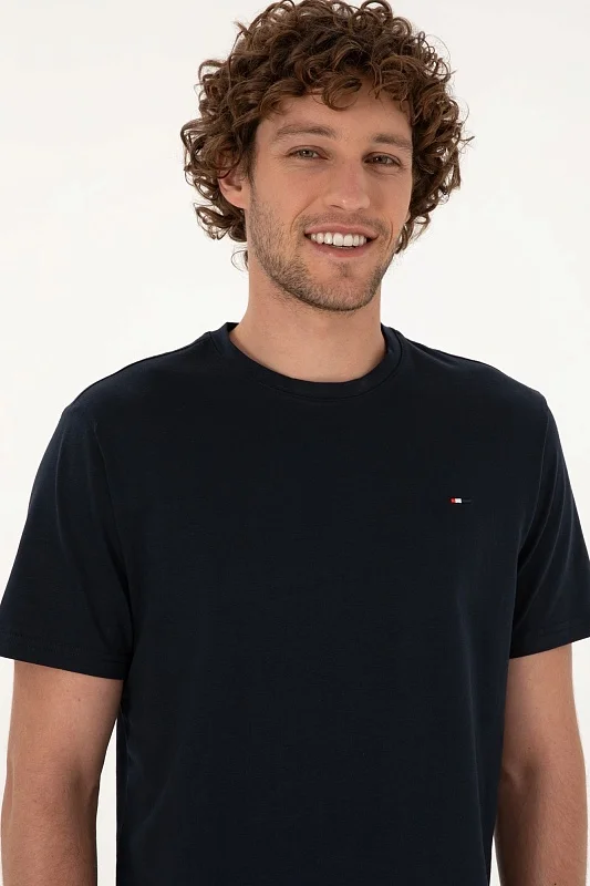 Футболка из хлопка с логотипом - G081SZ0110TS03SK025 Футболка муж. (VR100, 2XL)