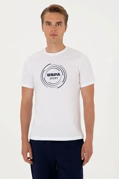 Футболка из хлопка с принтом - G081SZ0110S_UNKA Футболка муж. (VR013, XS)