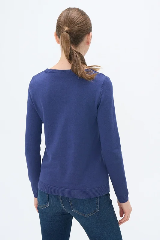 Джемпер из хлопка свободный - G082SZ0TK0REOM Кофта жен. (VR033, XS)