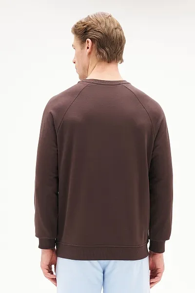 Свитшот однотонный с логотипом - G081SZ0820ART_OUTGRARDOSK25 Толстовка муж. (VR084, XS)